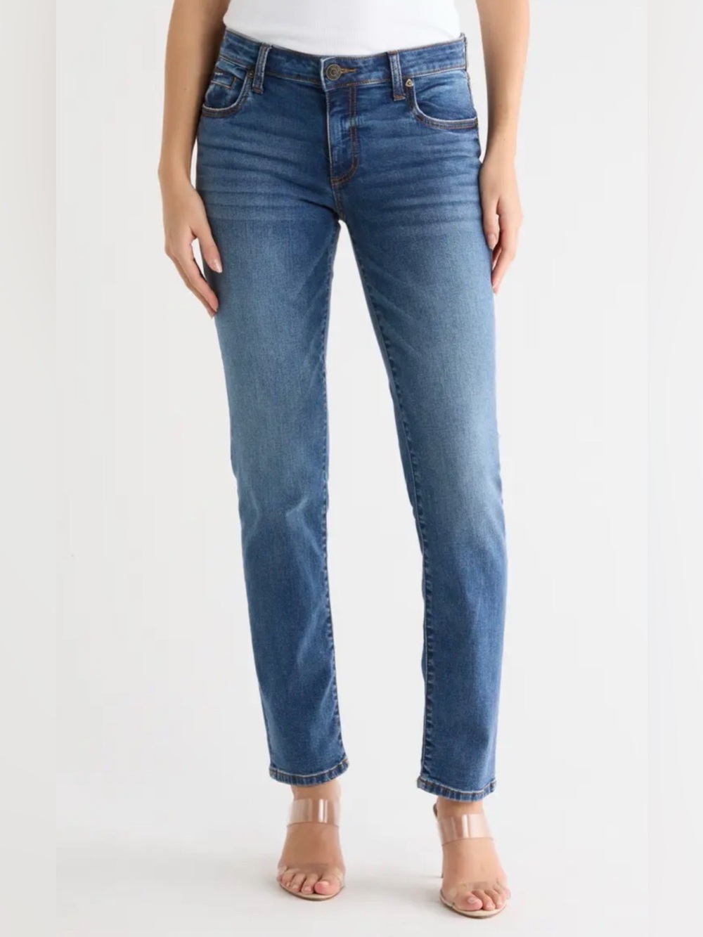 Kut from the Kloth Women's Dark Blue Skinny Jeans 8